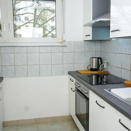 Unique - 3 - Loggia - Kueche - Waschmaschine Apartment Bremen